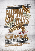 Hip Hop Sundays Party Flyer Template