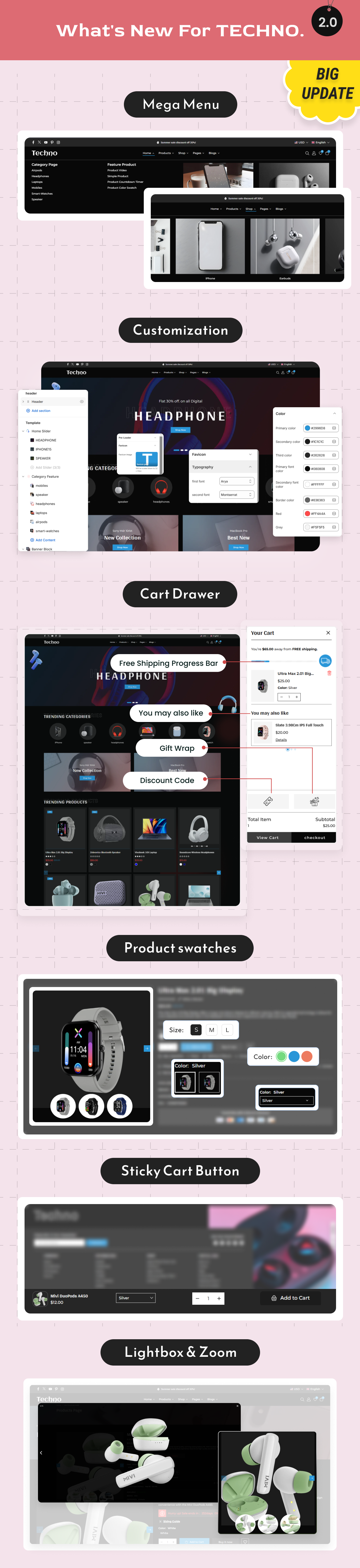 Techno - Electronics & Gadgets Ecommerce Shopify 2.0 Theme - 6