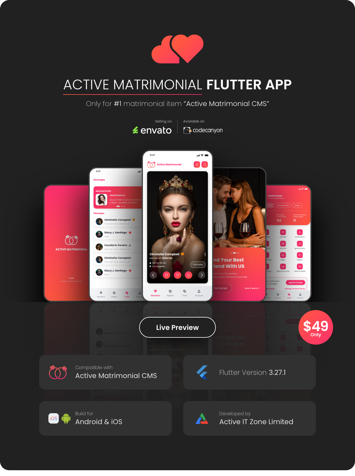 Active Matrimonial Flutter App - 2