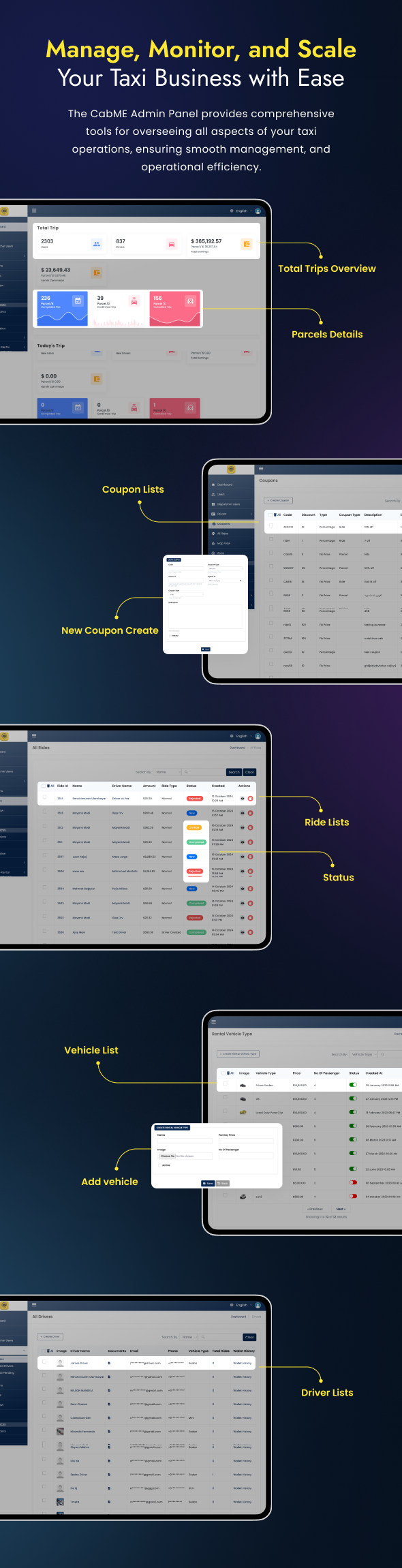 CabME - Flutter Complete Taxi app | Taxi Booking Solution - 14