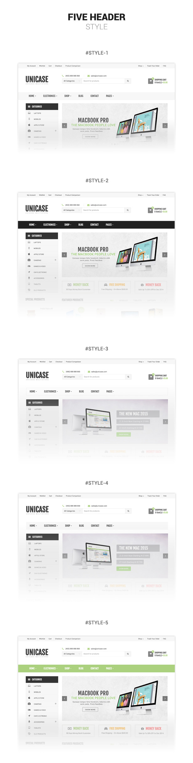 Unicase - Electronics Store WooCommerce Theme - 3