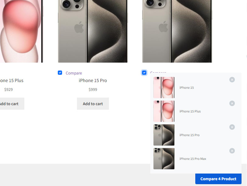 WooCommerce Compare - 4
