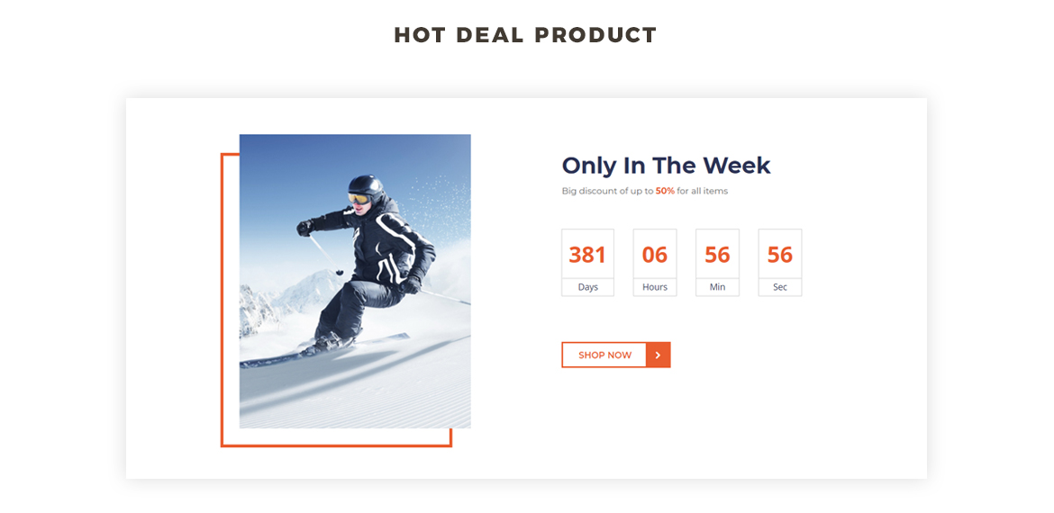 Leo Natur Sport Fashion Prestashop Theme - Time Countdown