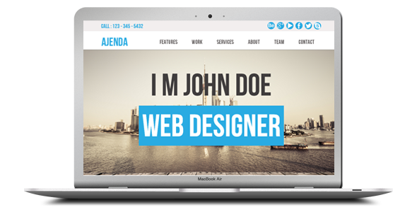 Ajenda - Multi-purpose One Page Muse Template - 4