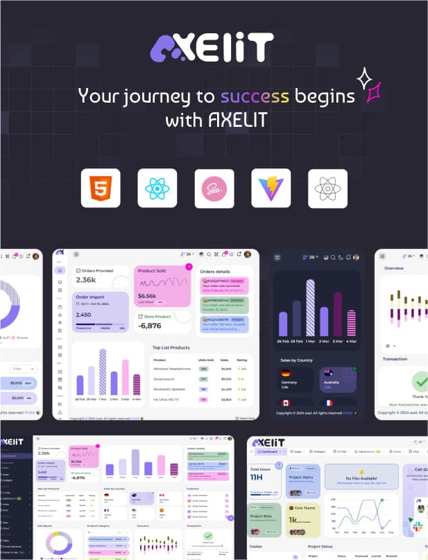 Aexlit React Admin Dashboard Template