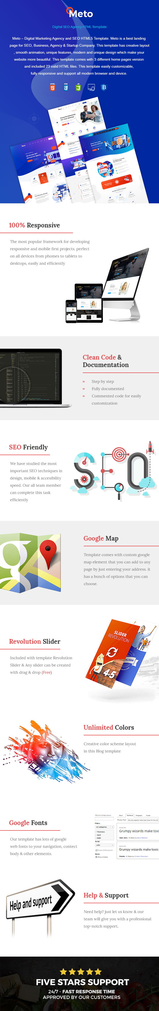 Meto | Digital Marketing Template - 3