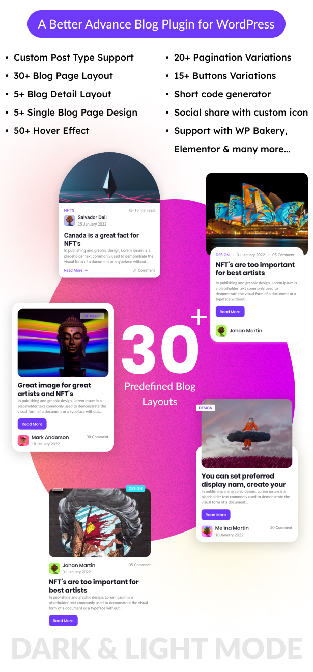 Blog Layout Plugin and News Post Design for WordPress - Blogsqode - 2