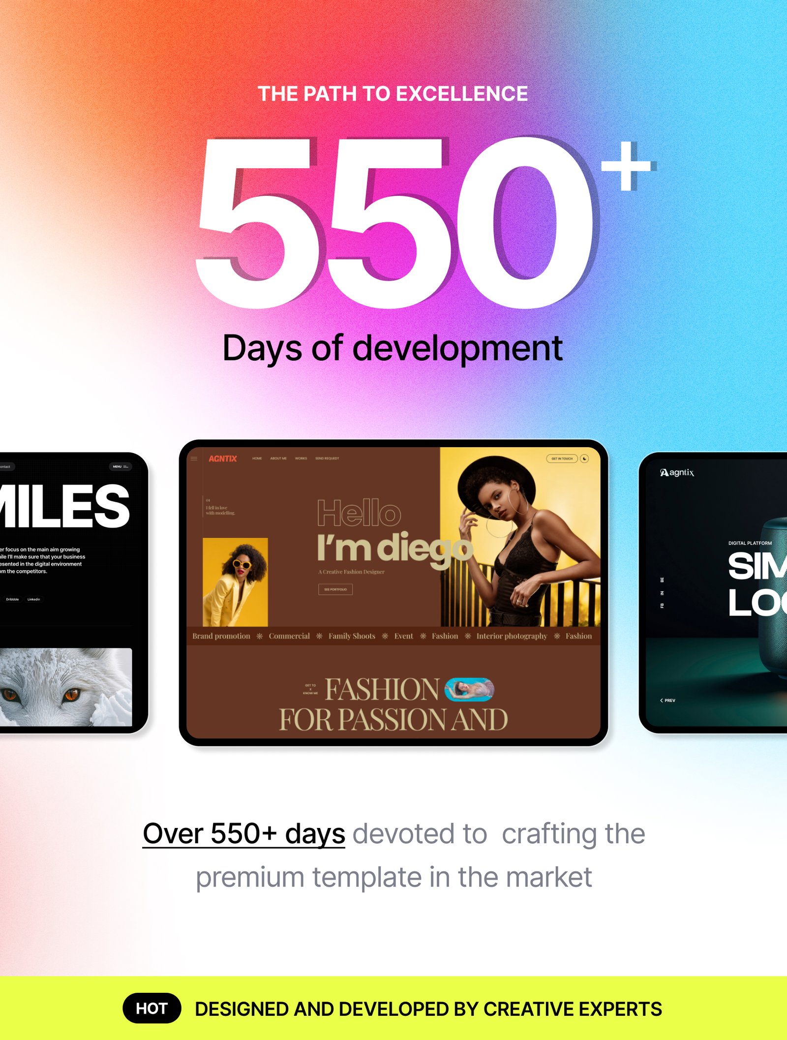 Agntix - Digital Agency & Creative Portfolio WordPress Theme