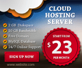 Cloud Banner ad Design