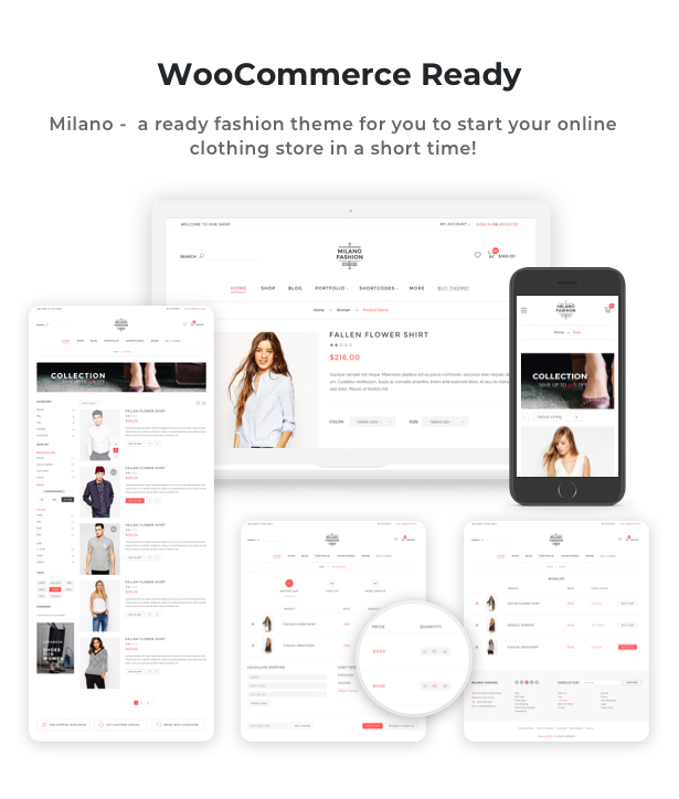 Milano - Awesome Fashion Responsive WooCommerce Theme