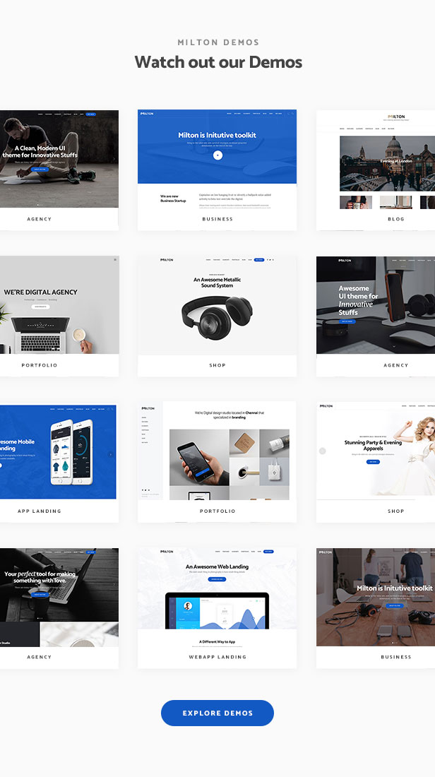 Milton | Multipurpose Creative WordPress Theme - 2