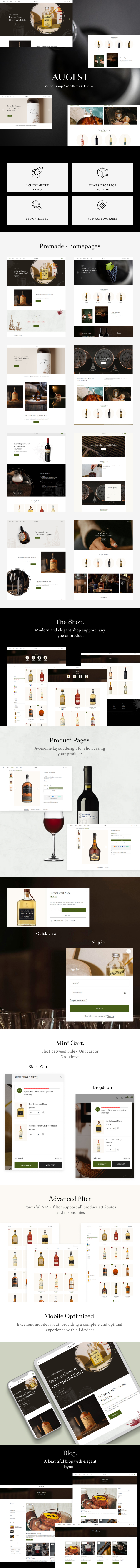 Augest – Wine Store WordPress Theme - 1