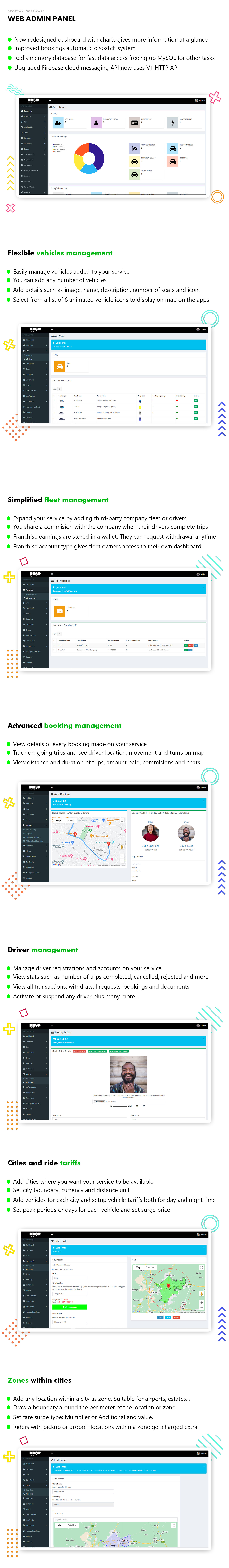 Droptaxi white label taxi app software script - 6