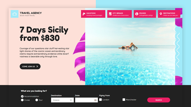Travel Agency WordPress Themey