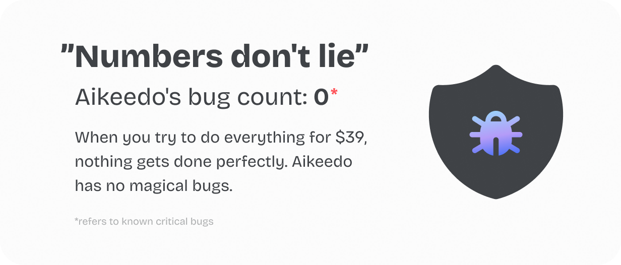 Numbers don't lie  @heyaikeedo #aikeedo