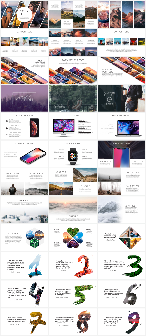 Multipurpose Infographics PowerPoint Templates v.5.2 - 131