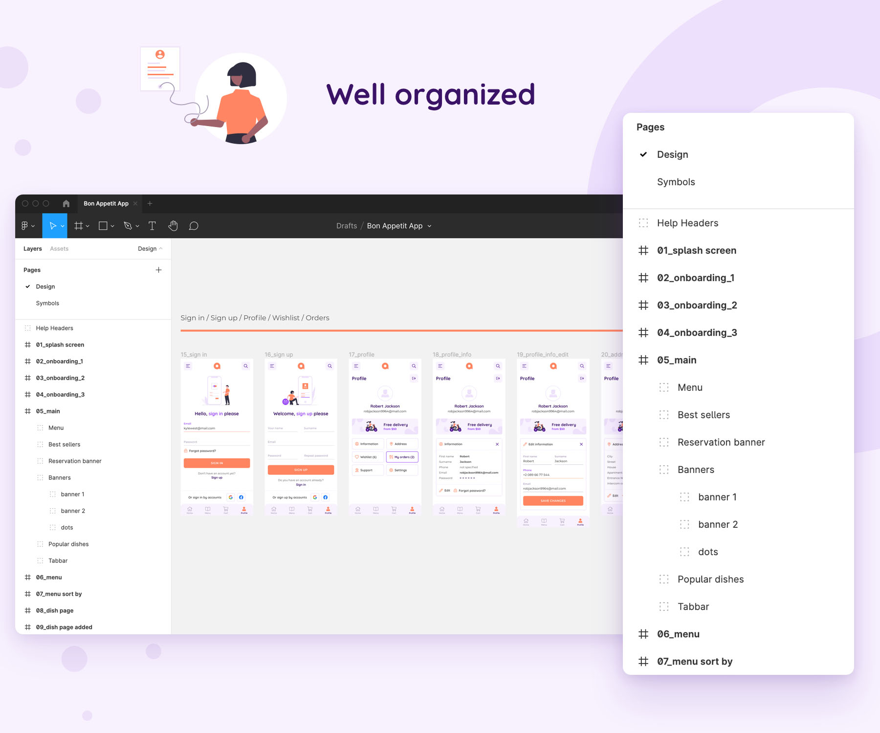Bon Appetit – Restaurant App Figma Template - 1