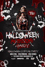 Halloween Massacre Party Flyer Template