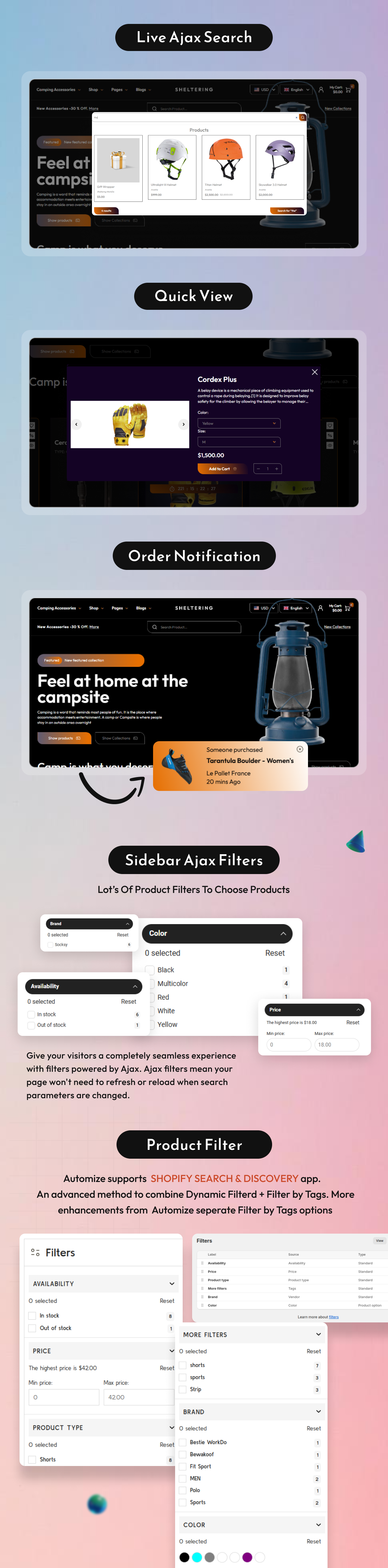Sheltering - Outdoor Camping & Trekking Shopify Theme OS 2.0 - 11