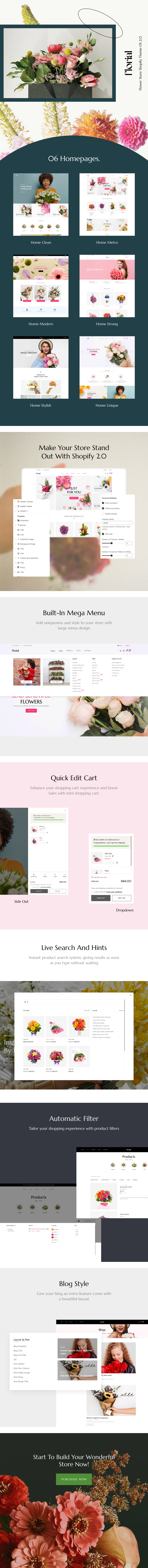 Florial – Flower Store Shopify Theme OS 2.0 - 1