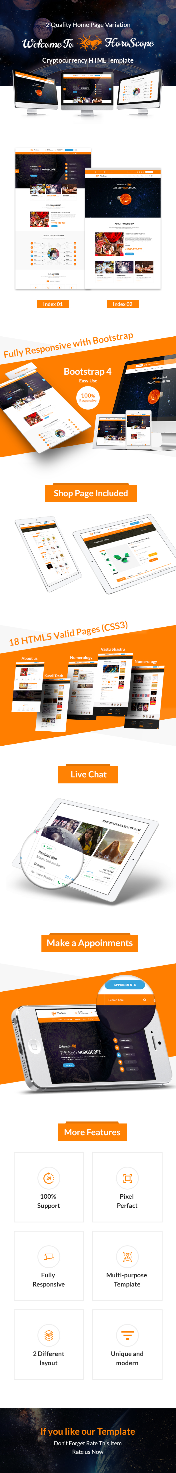 Horoscope - All in one Astrology and Numerology HTML Template - 2