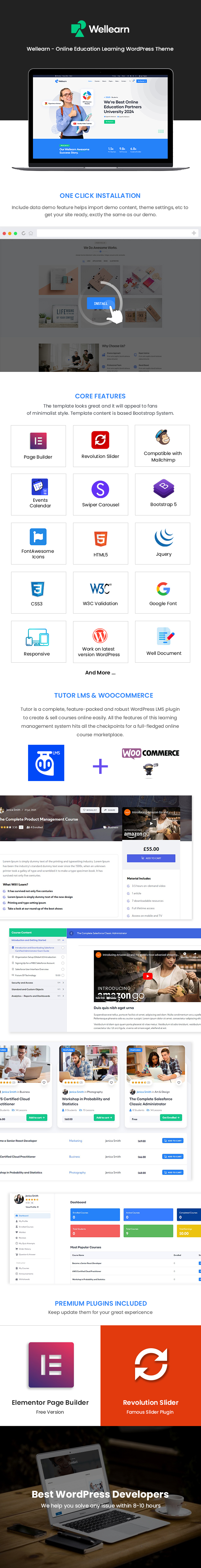 Wellearn WordPress Theme