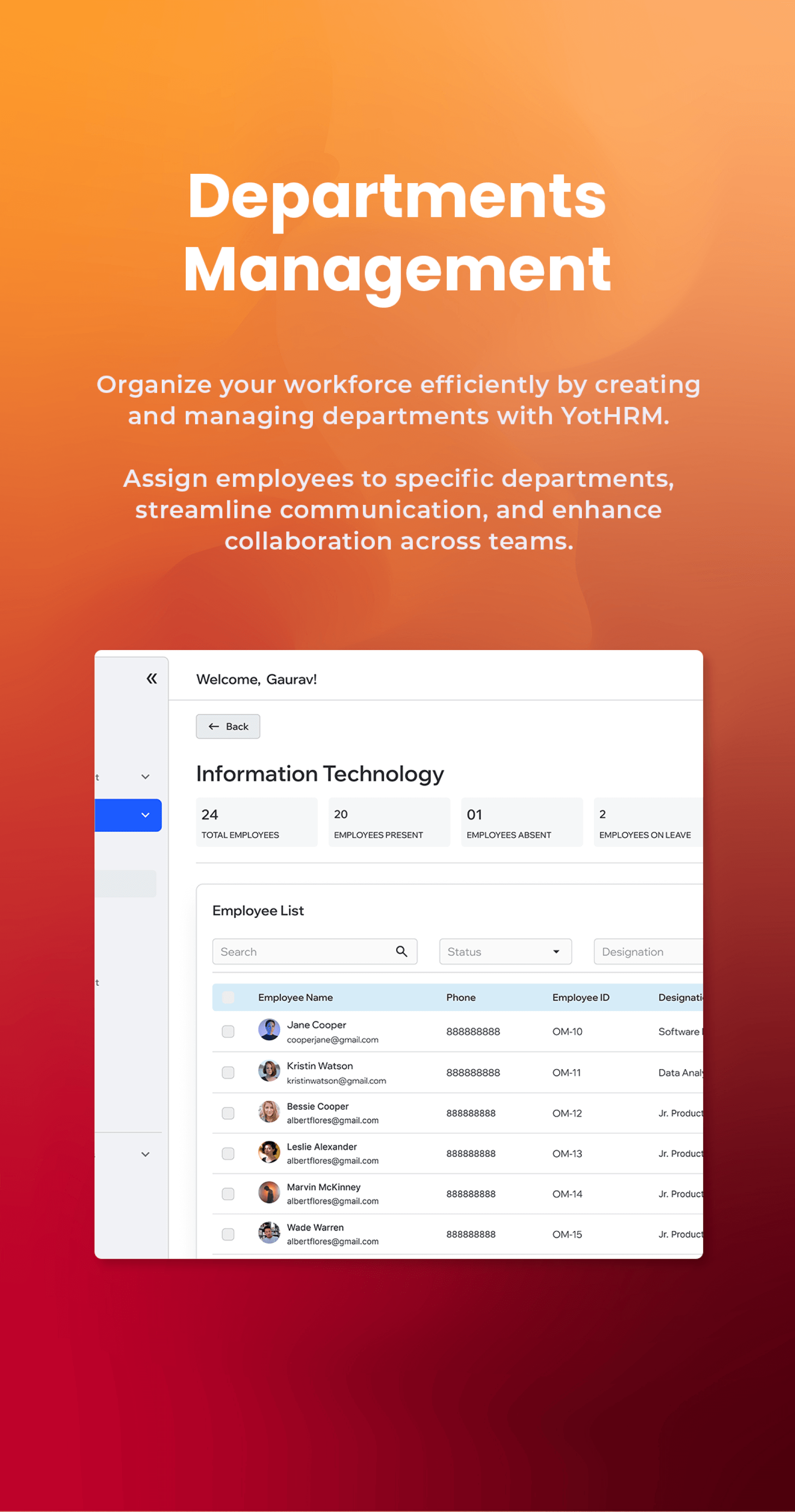 YoHRM - HR Management Application For Employees, Hiring and Finance Management - 5