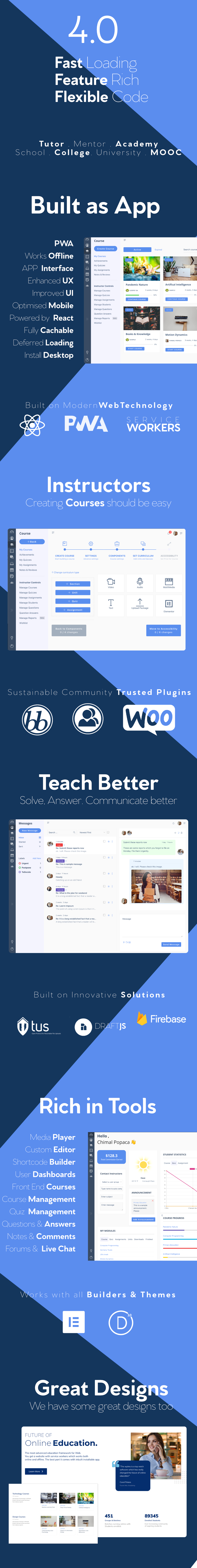 WPLMS Learning Management System for WordPress, Education Theme - 2