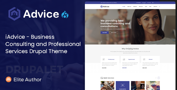 iAdvice - Business Consulting and Professional Services Drupal Theme