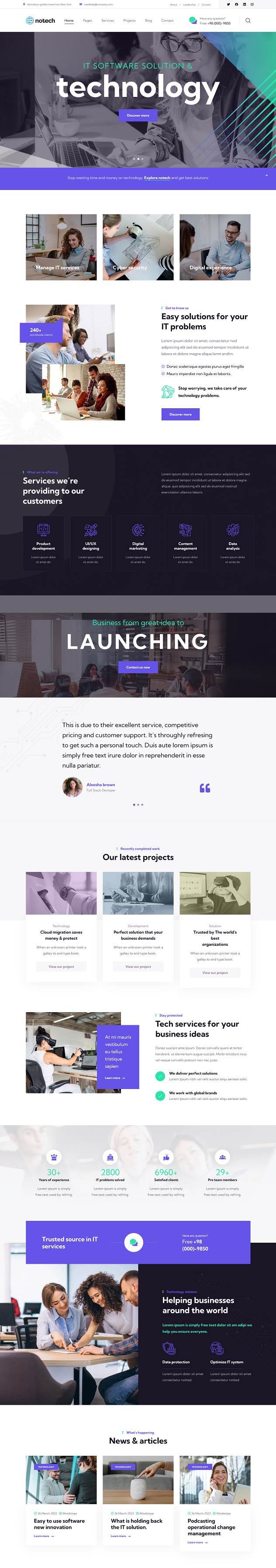 notech joomla5 template