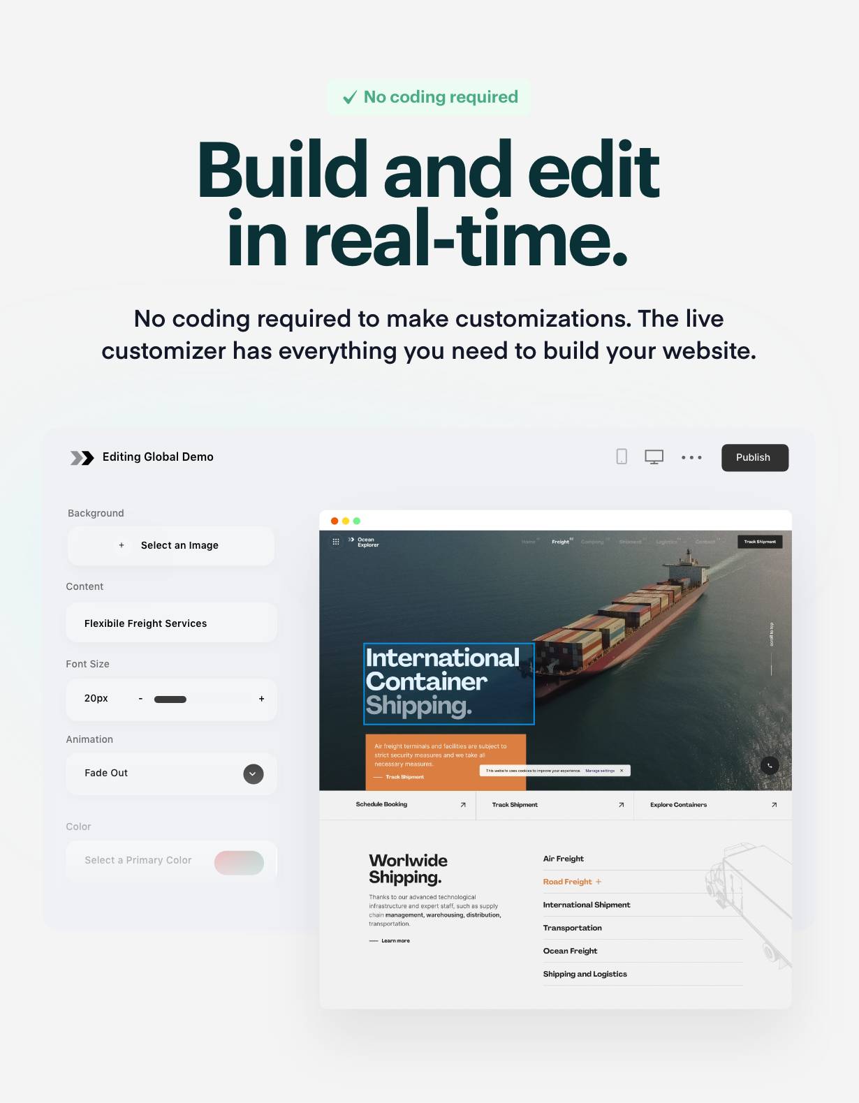 LogisticsHub - Logistics and Transportation WordPress Theme - 3