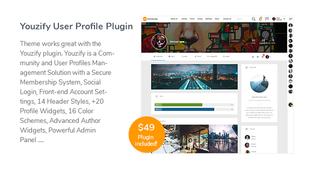 OneCommunity - BuddyPress Membership Theme - 2