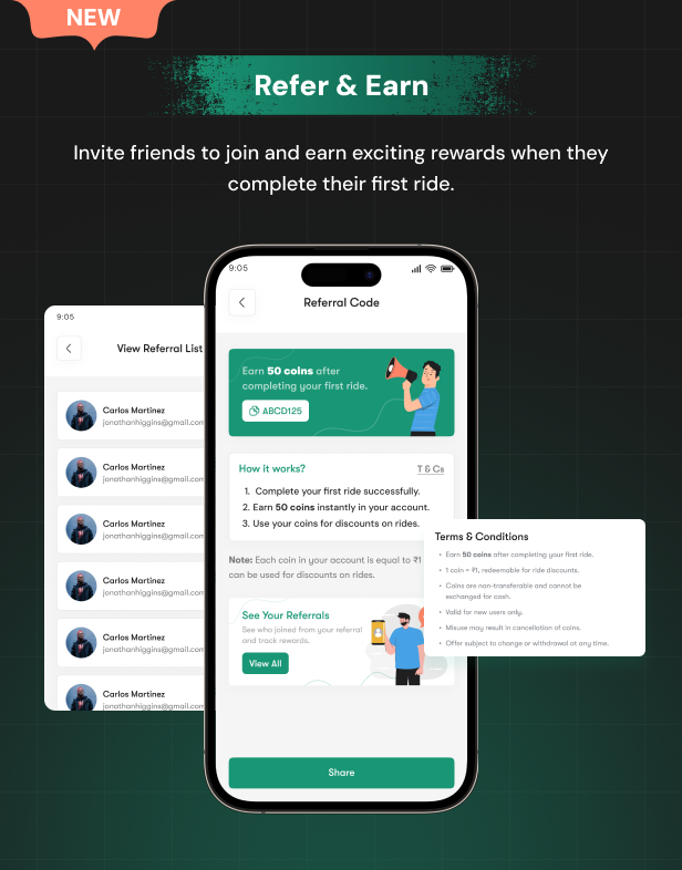 Taxido | Full Solution Taxi Cab Booking with Laravel and React Native