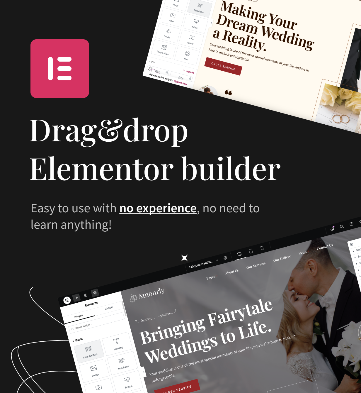 Amourly - Wedding Agency WordPress Theme