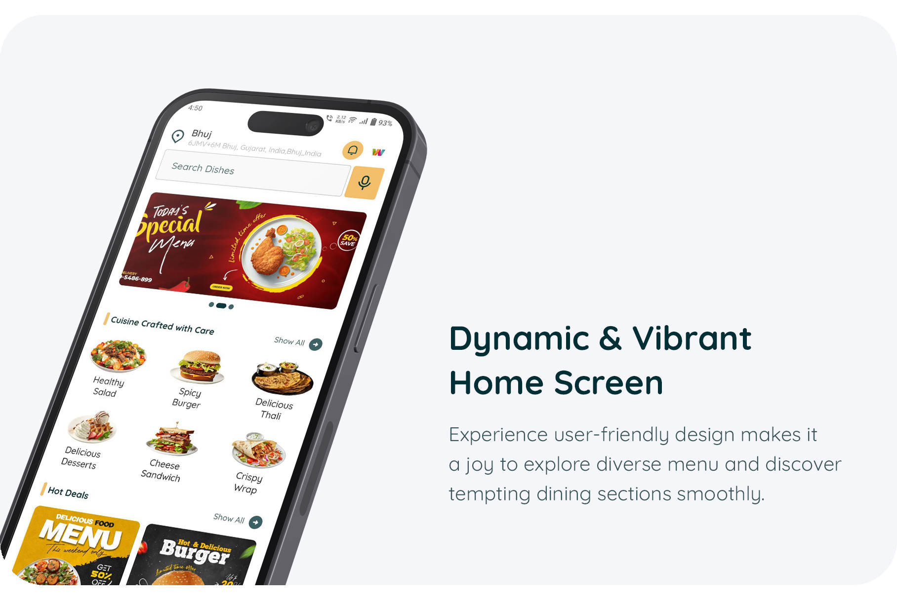 eRestro - Single Vendor Restaurant Flutter App | Food Ordering App with Admin Panel - 16