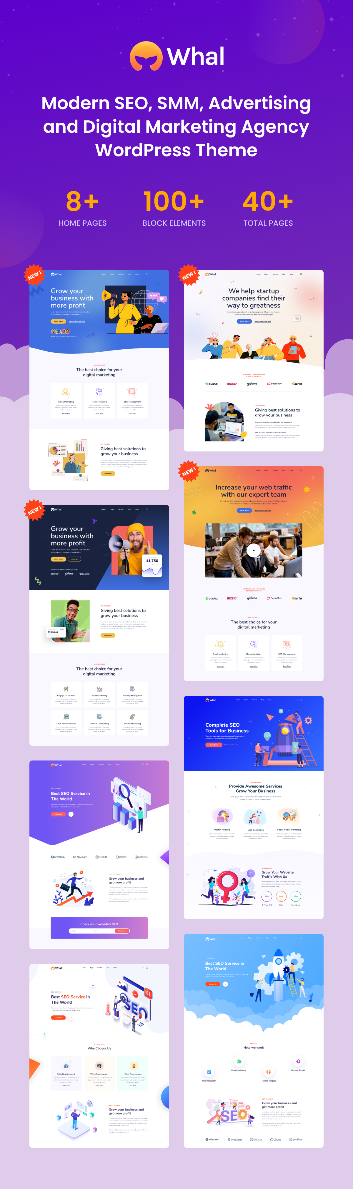 Marketing WordPress Theme