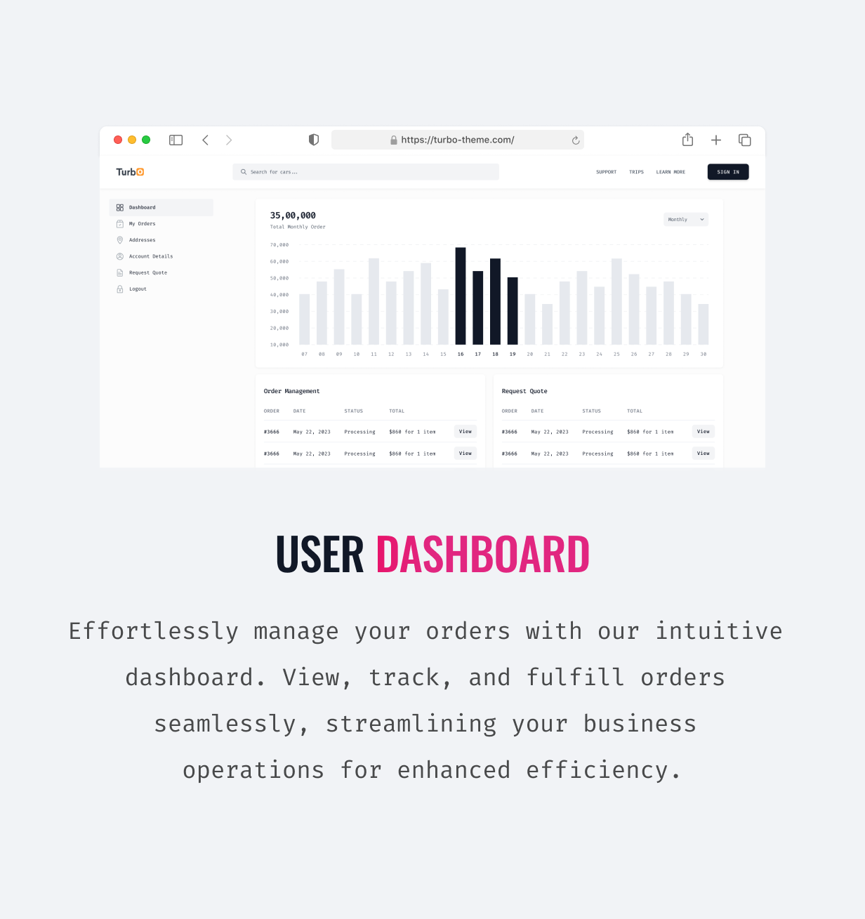 User Dashboard