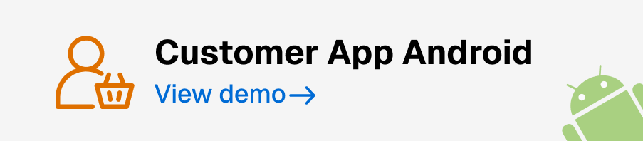 Customer Android app