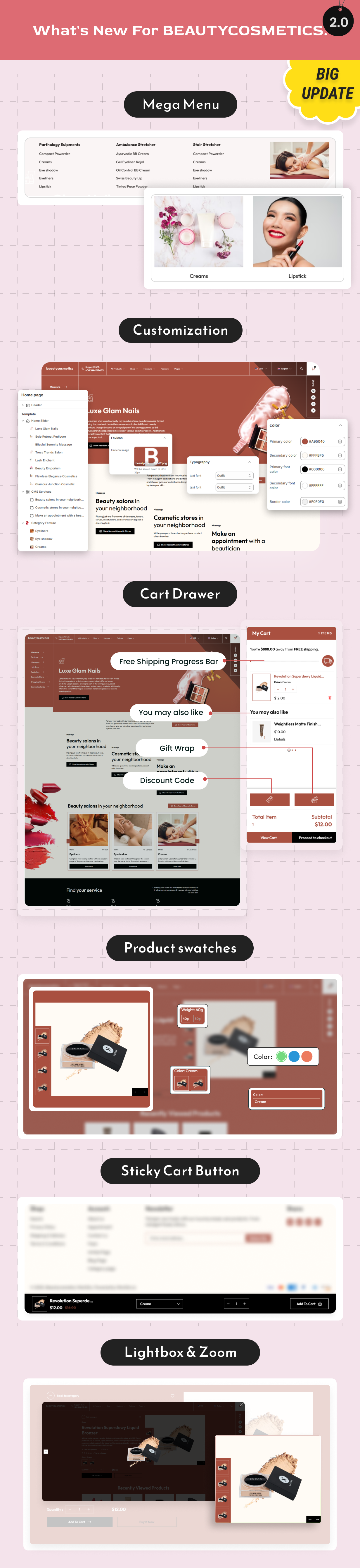 Beauty Cosmetics - Shopify 2.0 Makeup Shop Theme - 6