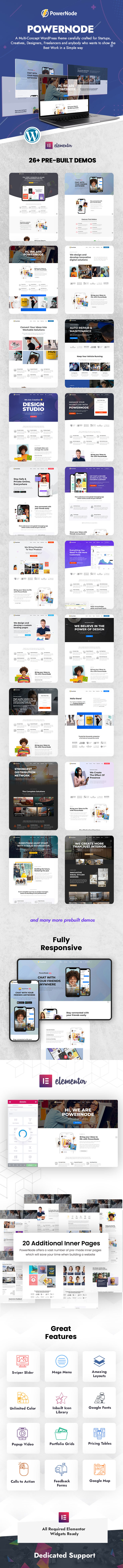 PowerNode - Multipurpose WordPress Theme - 1