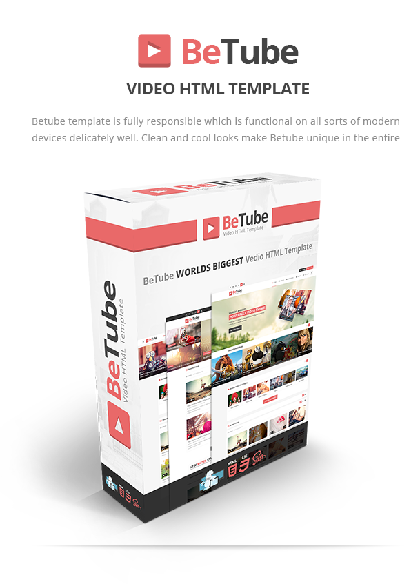 Betube Video HTML Template