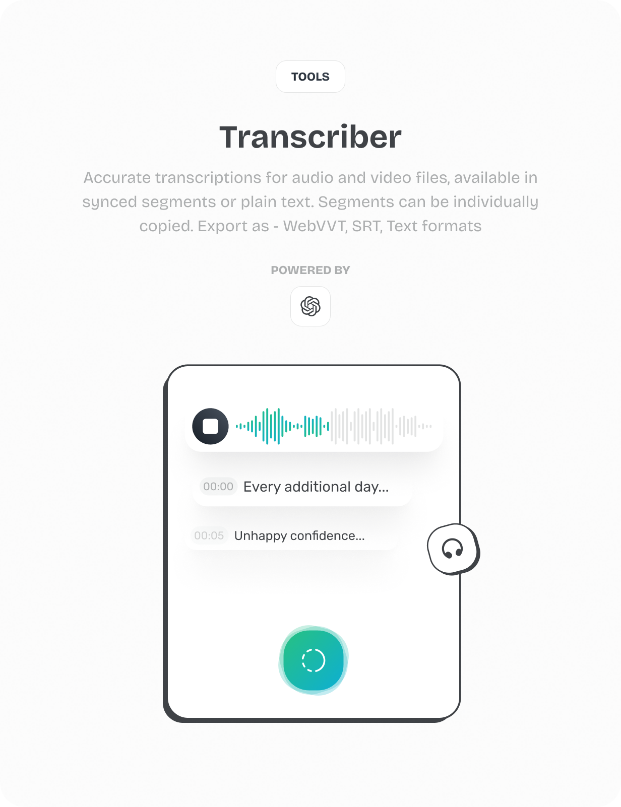 AI Speech To Text - Transcription, Transcriber @heyaikeedo #aikeedo