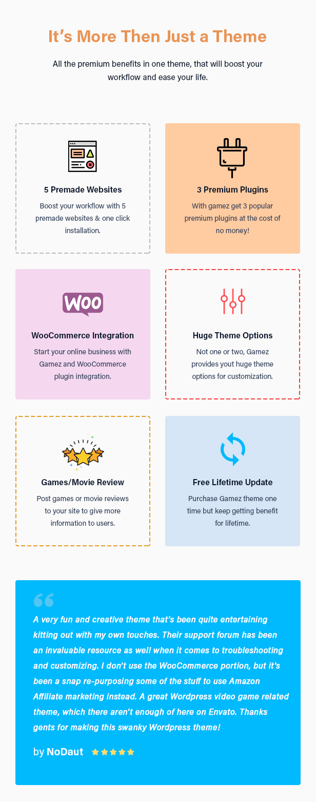 Best WordPress Review Theme For Games, Movies And Music - Gamez - 8