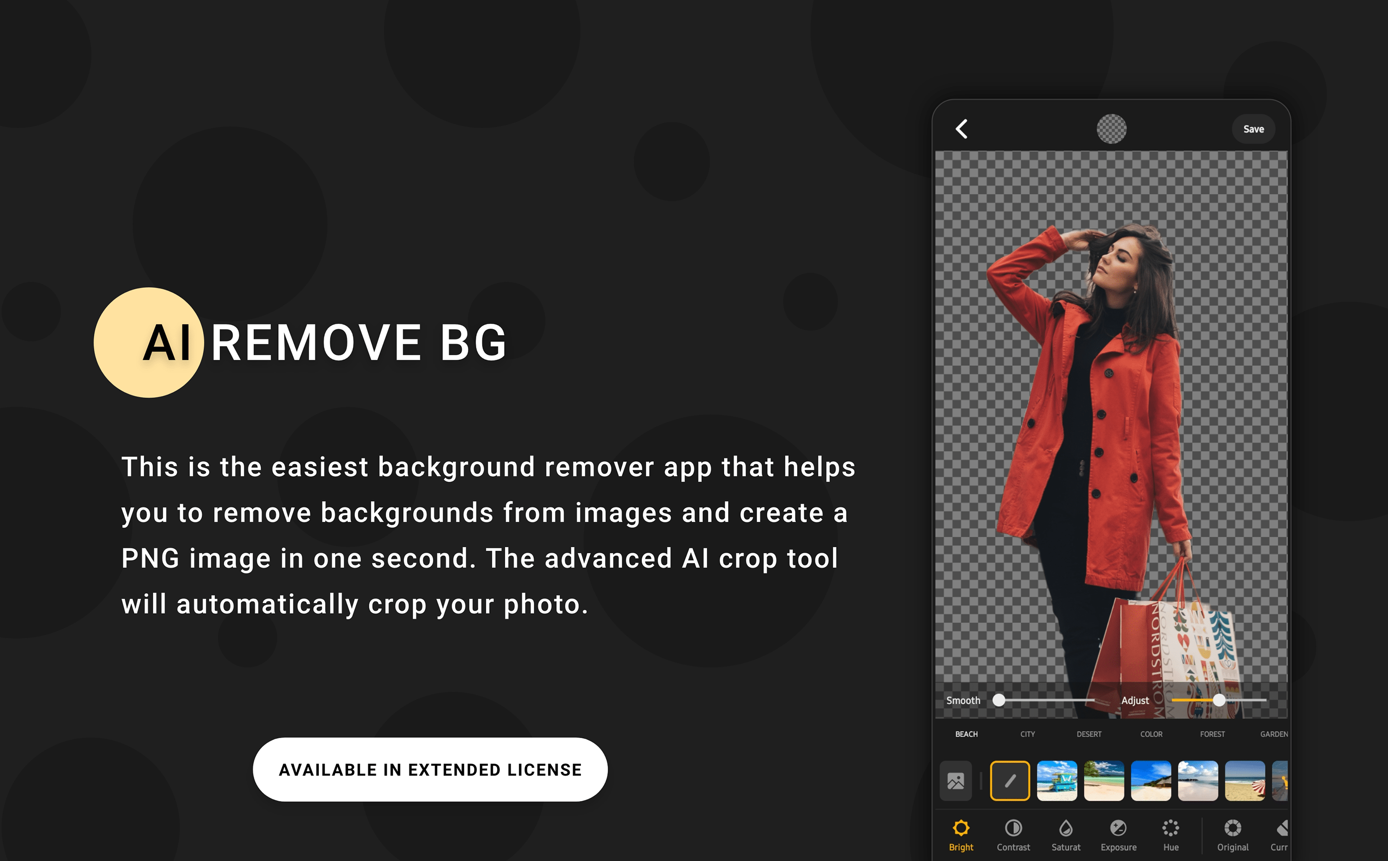 RemoveBg - AI Auto Remove Background & Background Change With In-App Purchase - 5