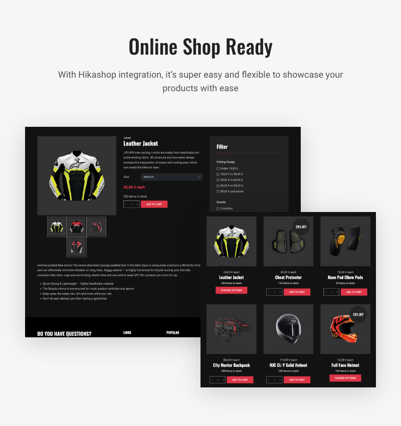 KATOBI - Motorcycle Joomla Template