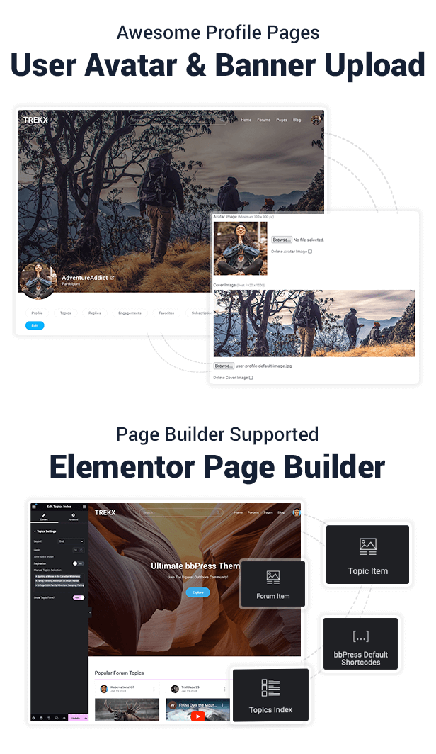 TREKX - bbPress Forum Outdoor Community WordPress Theme - 7