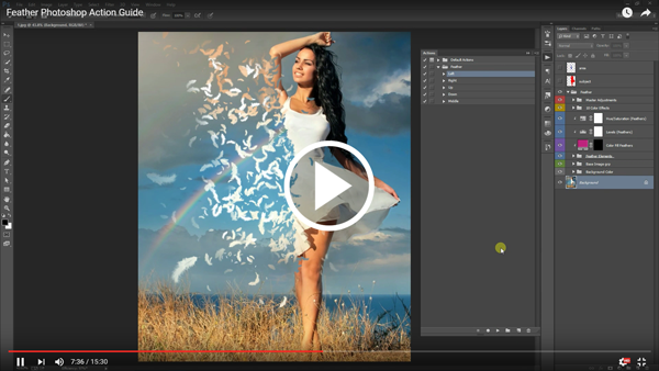 Feathers Photoshop Action - 1