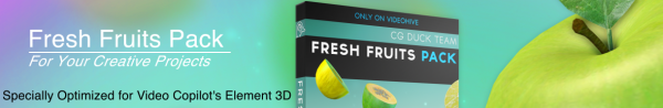 Fresh Fruits Pack for Element 3d