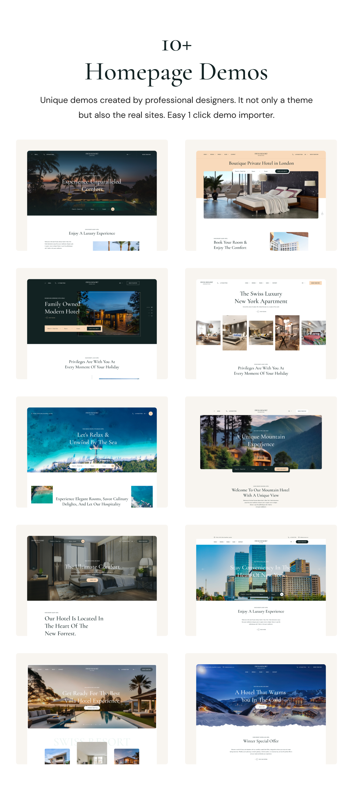 Swiss Resort - Hotel & Resort Booking HTML Template - 2