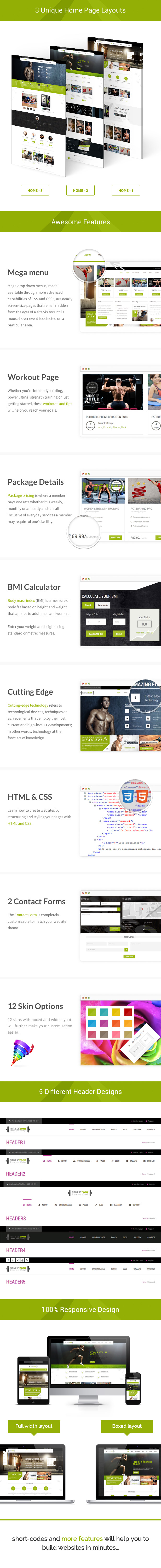 Fitness Zone | Sports HTML Theme - 1